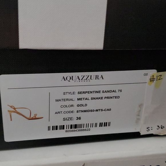 aquazzura snakeskin heels